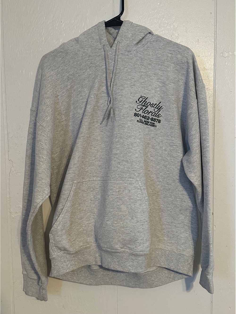 Lonely Ghost Hoodie - Ghostly Florals